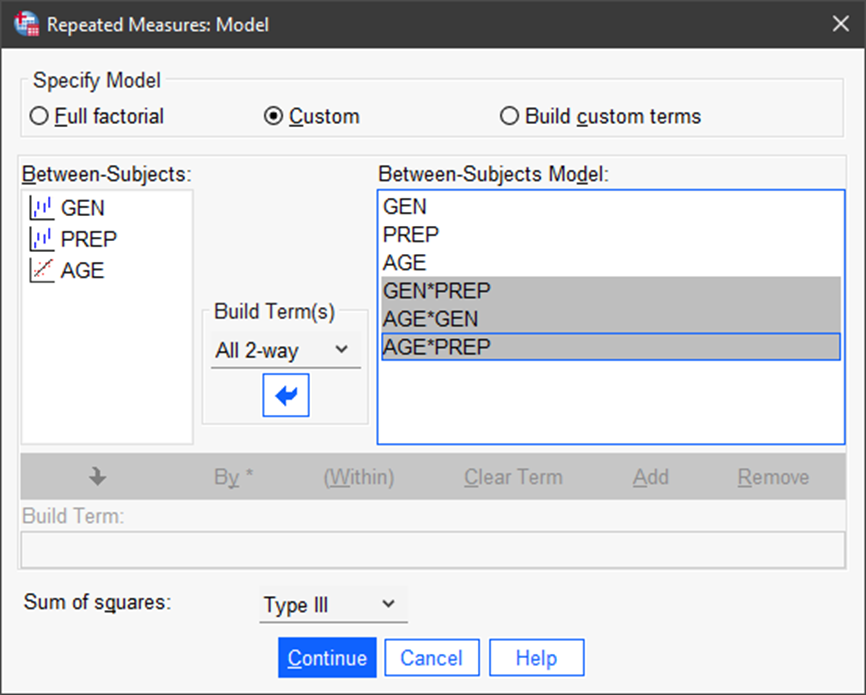 adding evaluation outputs in spss (2)